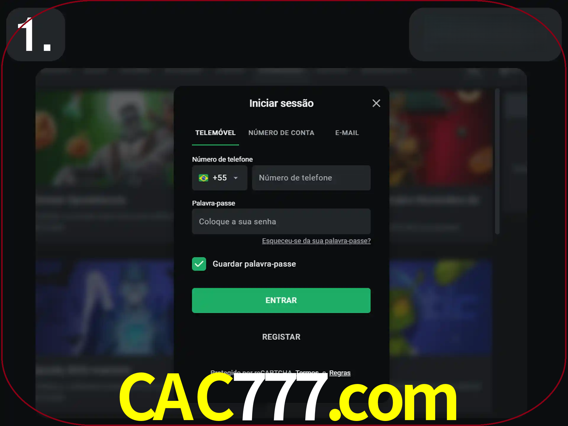 Acesse o site.